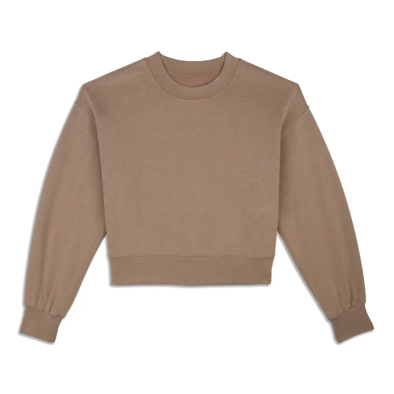 Act Now Softstreme Perfectly Oversized Cropped Crew - Resale