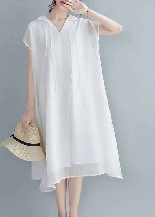 YEAR-End Sale winter dressWhite Chiffon Long Dress Extra large hem Lace up Short Sleeve YEAR-End Sale winter dressWhite Chiffon Long Dress Extra large hem Lace up Short Sleeve