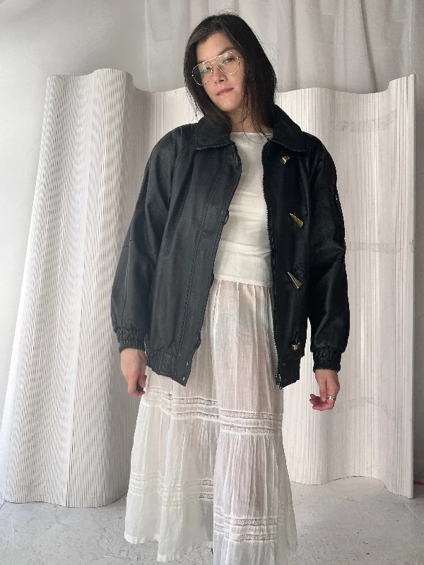 Clearance Sale everyday winter coatVintage Greg Bell Bomber Jacket