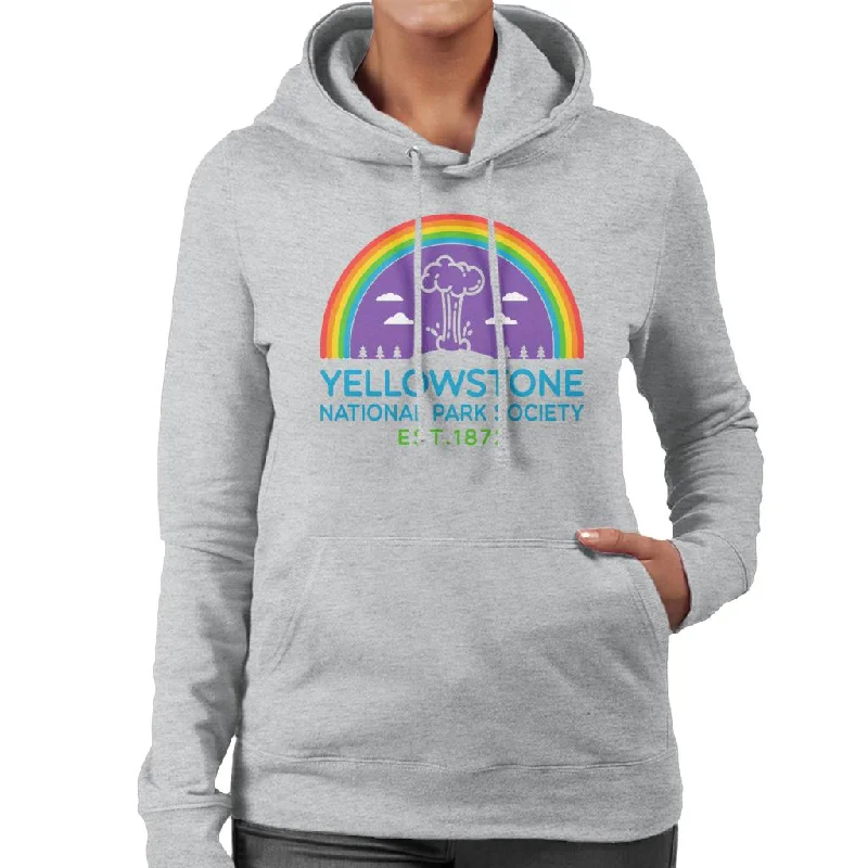 graphic hooded sweatshirtUS National Parks Yellowstone Society Est 1872 Women's Hooded Sweatshirt