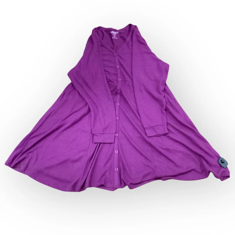 Act Fast lace-up dressDress Casual Midi By Torrid In Purple, Size: 3x