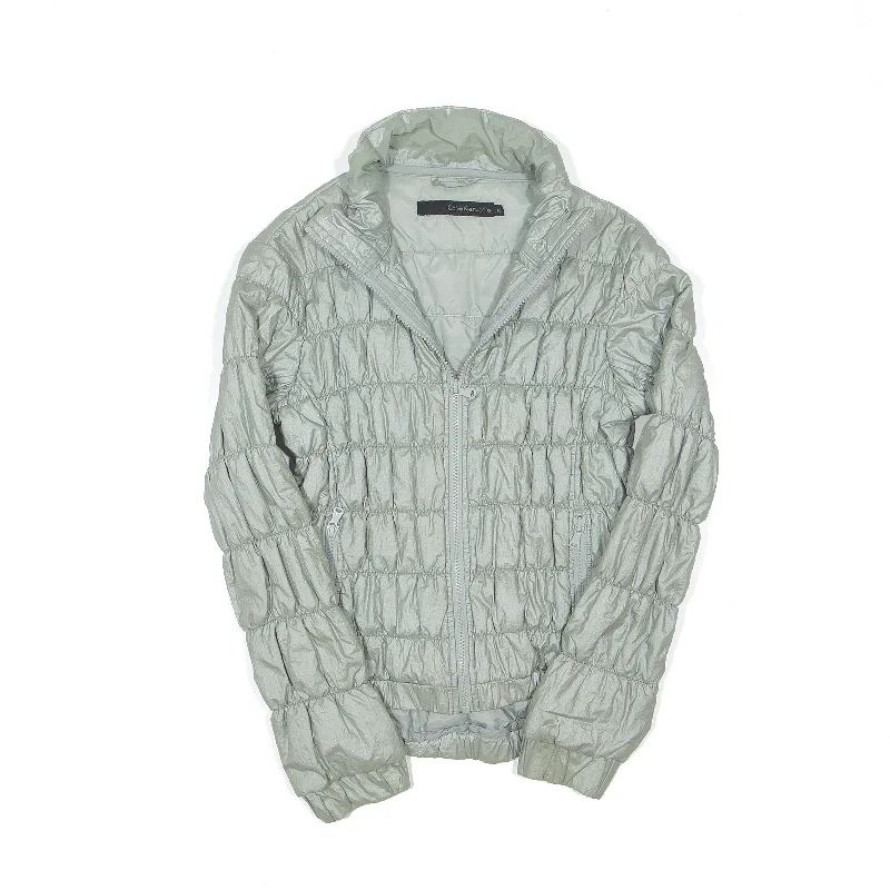 Limited Time Discount fashion-forward coatCALVIN KLEIN Quilted Jacket Green Womens M