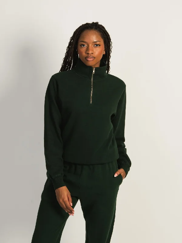 Huge Discounts HARLOW QUINN QUARTER ZIP - FOREST