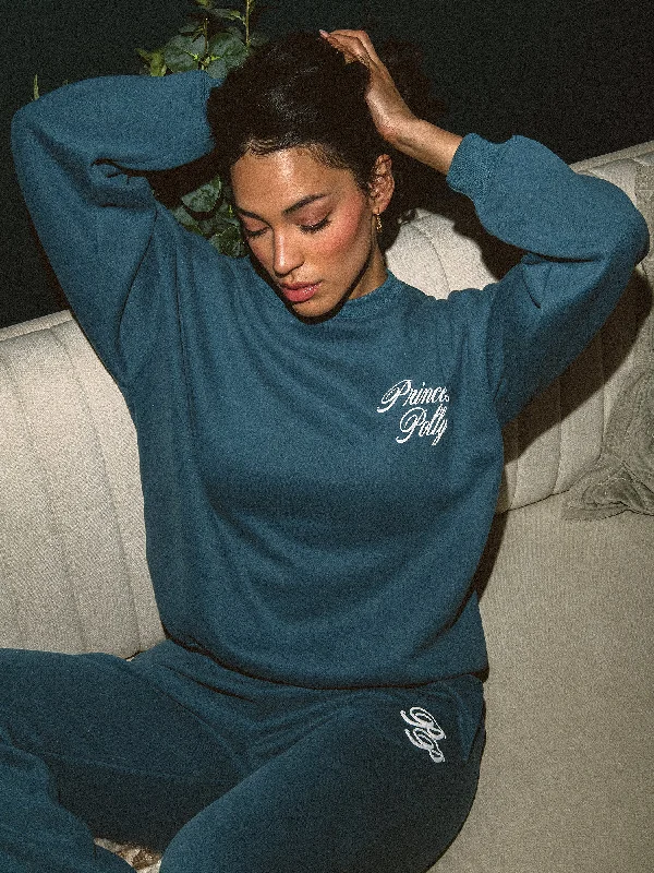 Deal of the Day PRINCESS POLLY CURSIVE CREWNECK