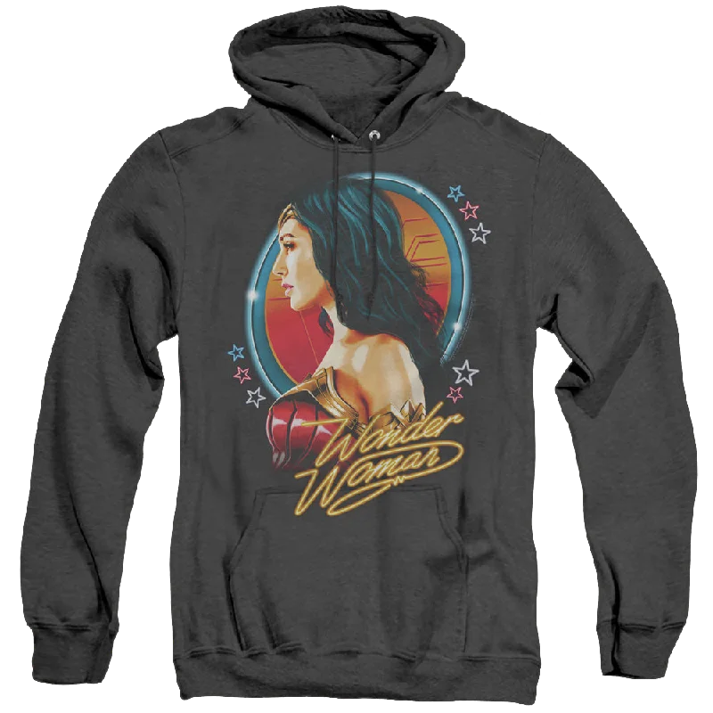 simple hoodieWonder Woman 1984 Warrior 84 - Heather Pullover Hoodie