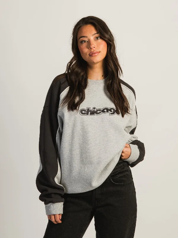 Incredible Offers HARLOW ROXY EMBROIDERED CREWNECK - CHICAGO