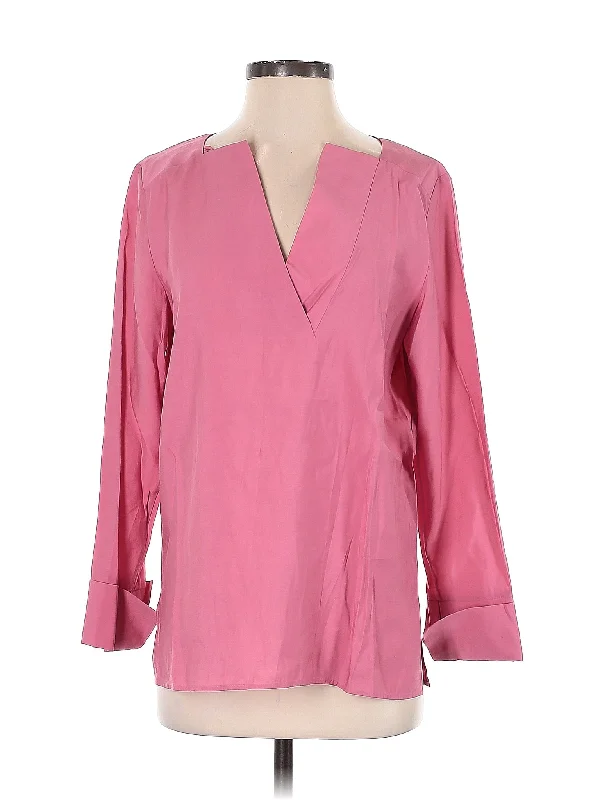 Must-Have Deals fashion gym hoodie3/4 Sleeve Blouse