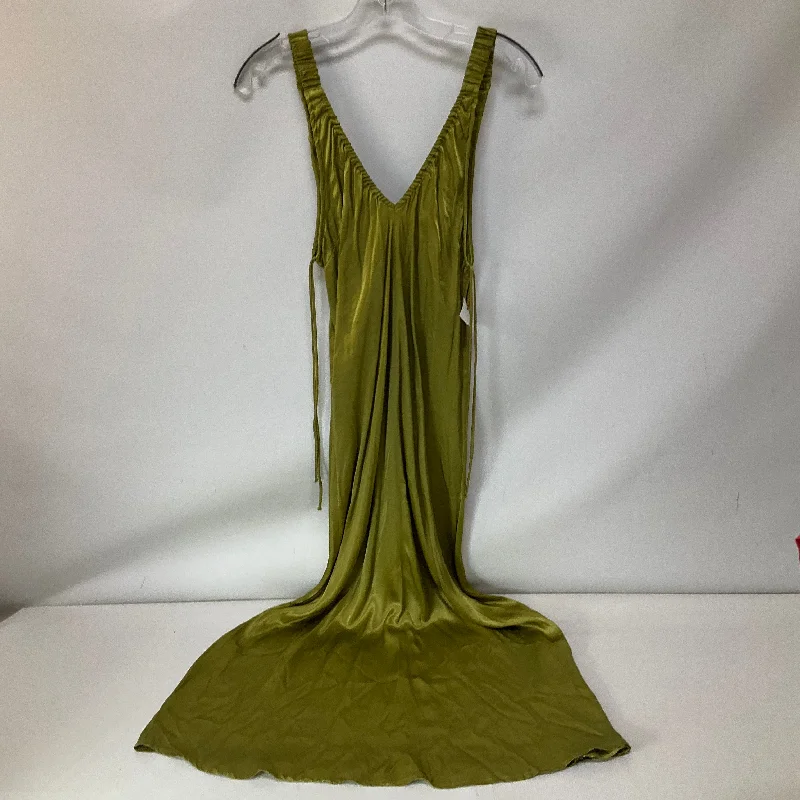 playful dressDress Casual Maxi By Top Shop In Green, Size: Xs