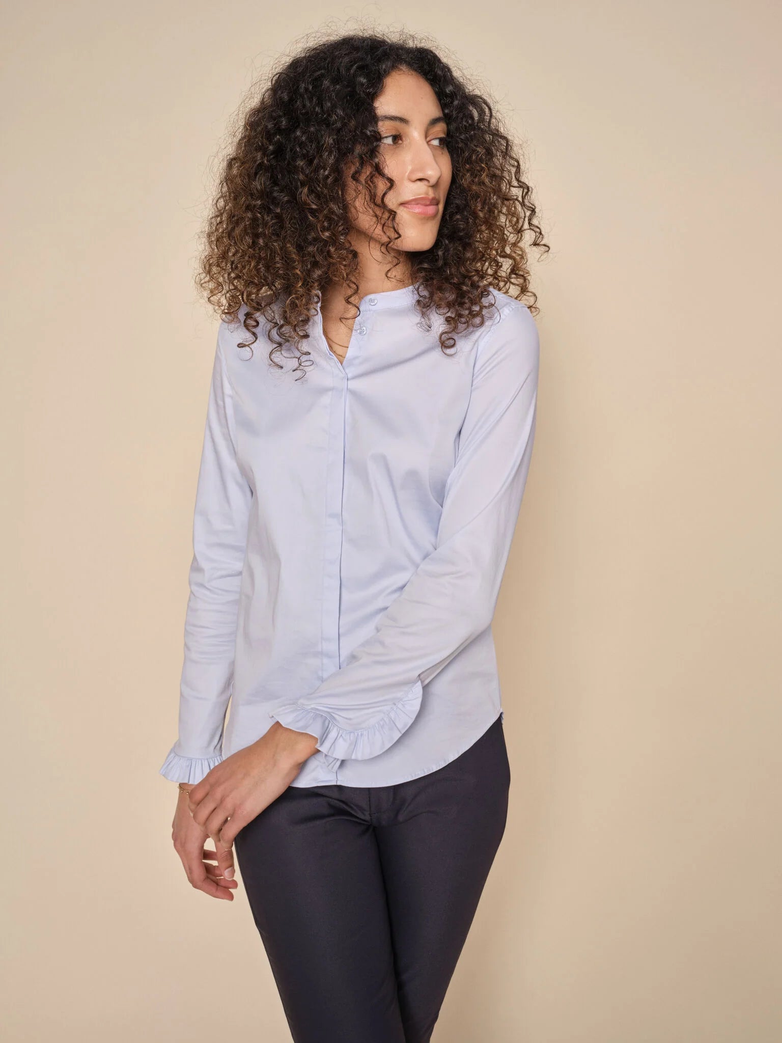 midi dressMos Mosh Light Blue Mattie Shirt