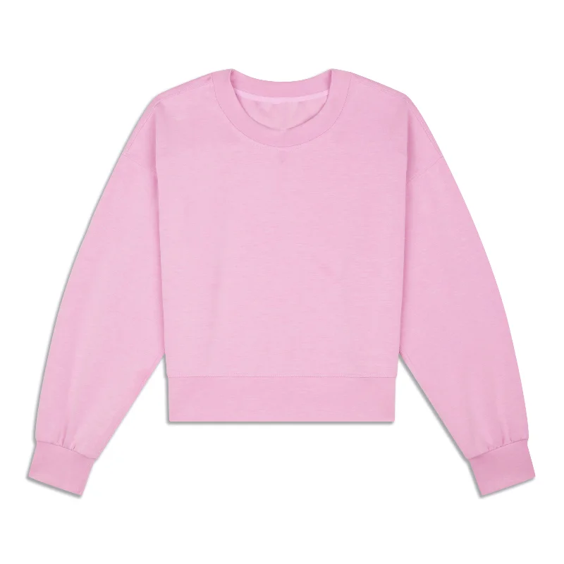 Super Deal Perfectly Oversized Crop Crew - Resale