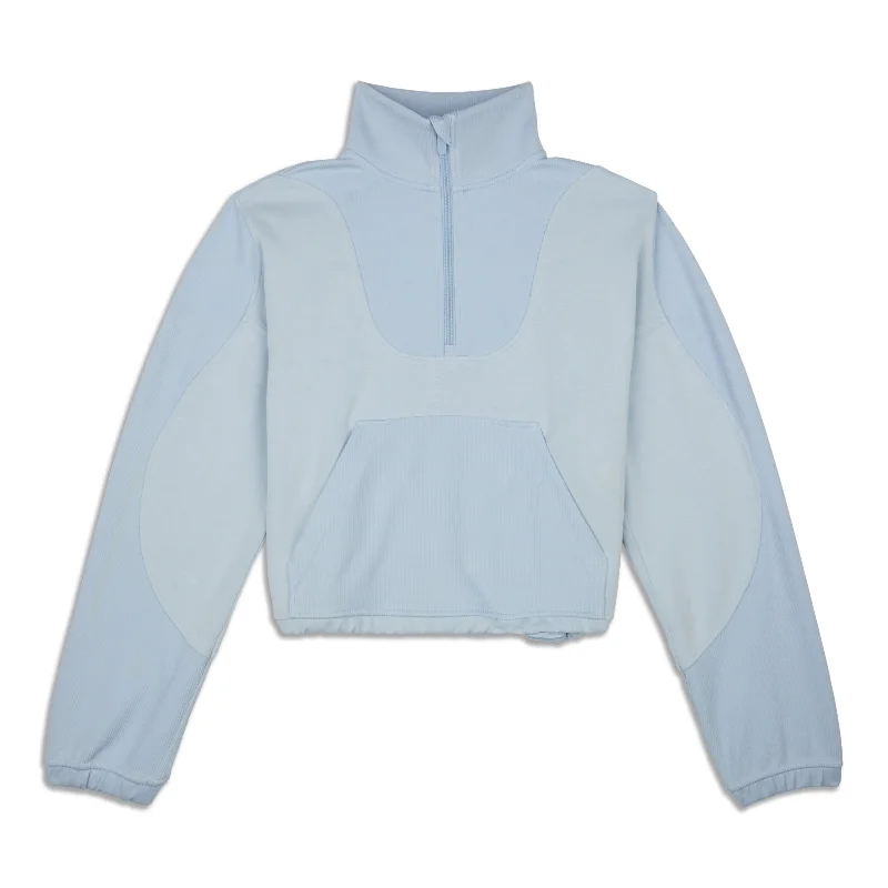 Buy Now Brushed Softstreme Ribbed Half Zip - Resale