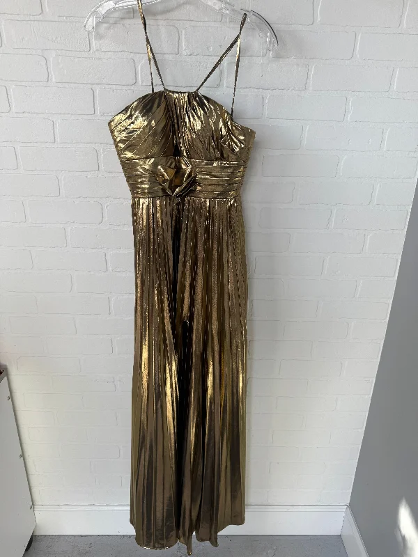 Today’s Deal formal dressDress Party Long By Clothes Mentor In Gold, Size: Xs