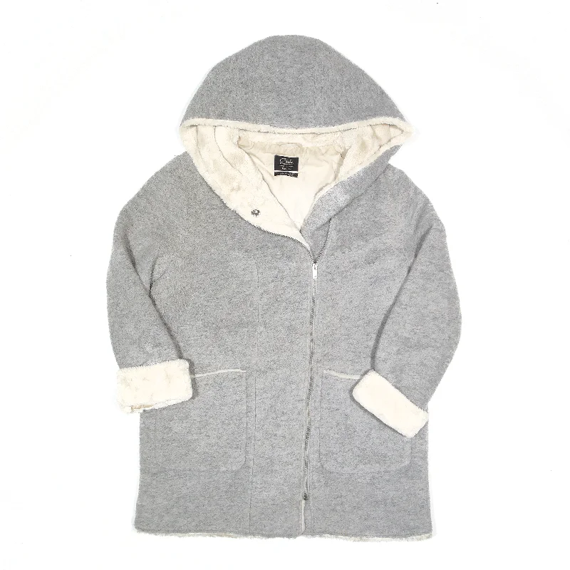 New Arrival casual utility jacketCLOCKHOUSE Overcoat Jacket Grey Womens L