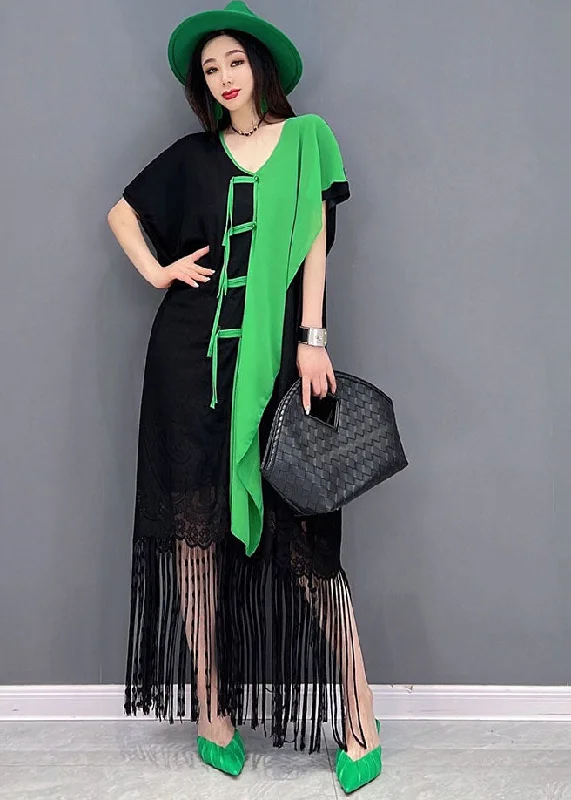 Exclusive Savings pleated maxi dressBoho Colorblock Asymmetrical Patchwork Tassel Lace Vacation Dress Short Sleeve Exclusive Savings pleated maxi dressBoho Colorblock Asymmetrical Patchwork Tassel Lace Vacation Dress Short Sleeve