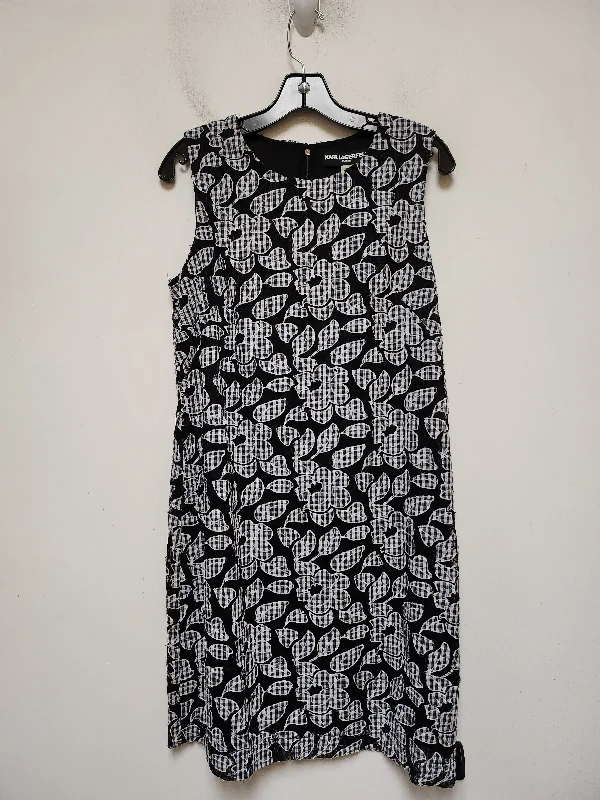 formal dressDress Designer By Karl Lagerfeld In Floral Print, Size: M