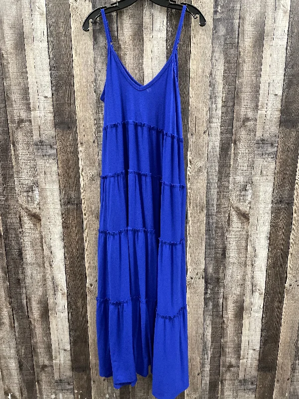 backless dressDress Casual Maxi By Zenana Outfitters In Blue, Size: L