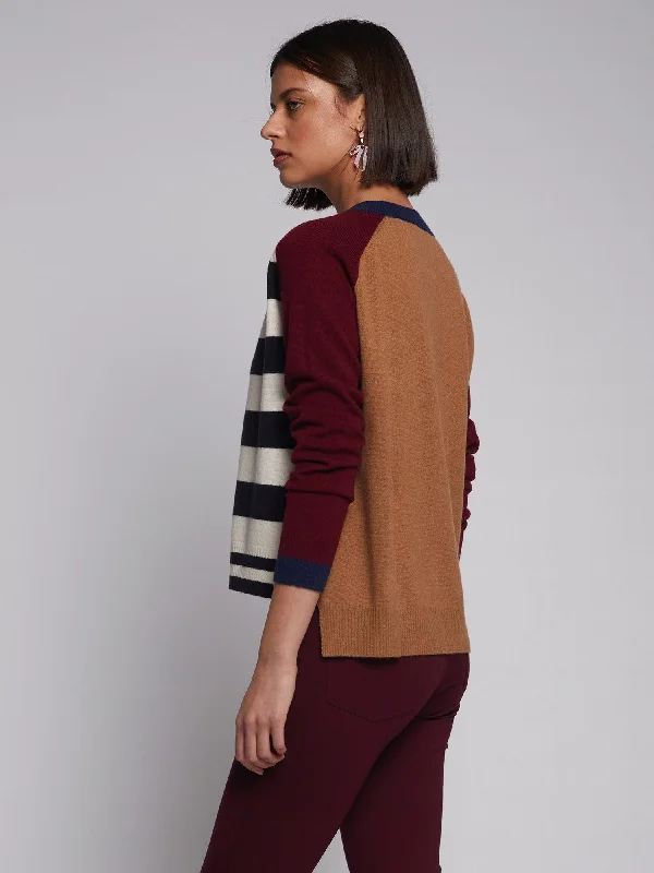 sleek dressVilagallo Bordeaux Cardigan