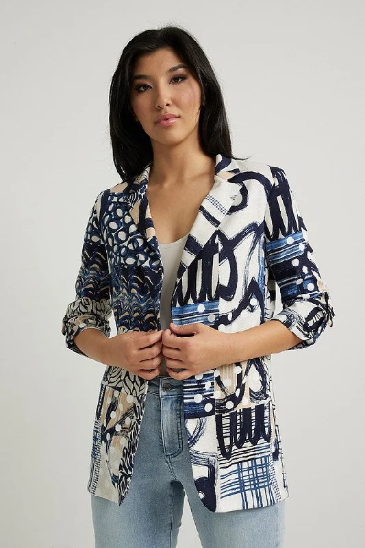 mini dressJoseph Ribkoff Scribble Blazer