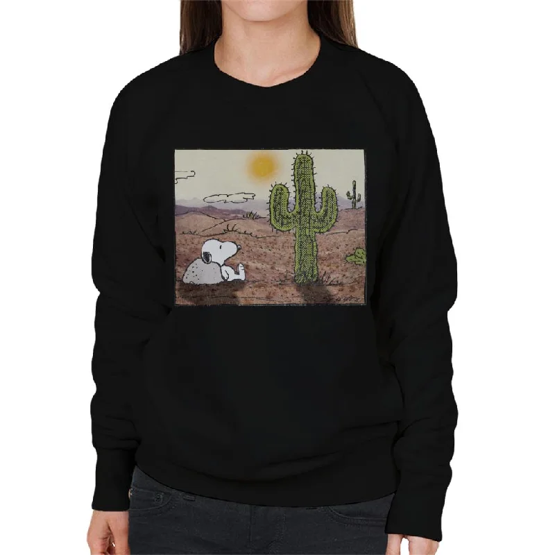 Epic Deals bold workout sweatshirtPeanuts Snoopy Cactus In The Desert Women's Sweatshirt
