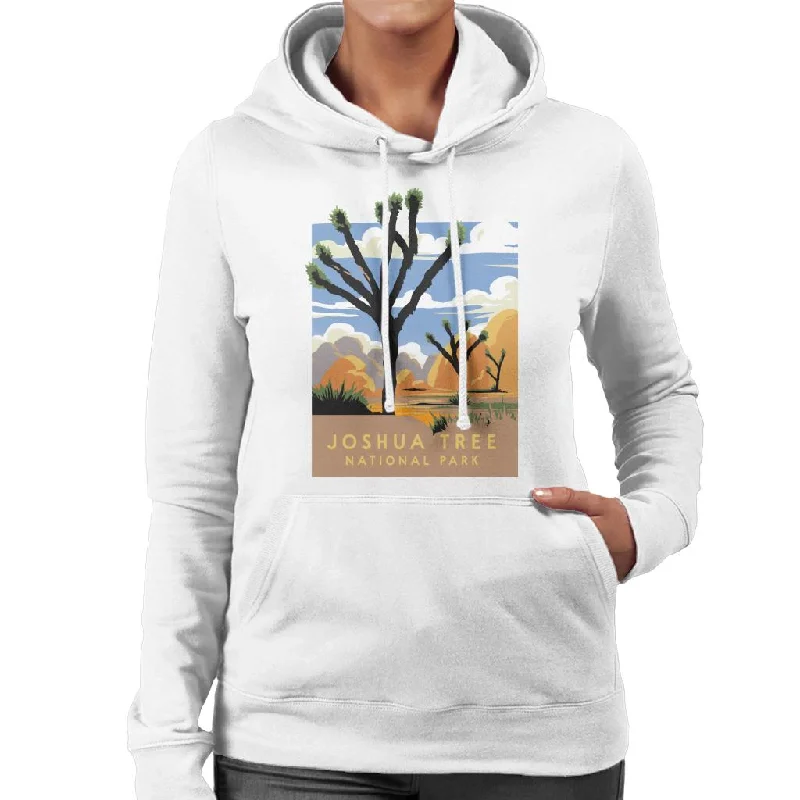 comfortable hoodieUS National Parks Joshua Trees In The Distance Women's Hooded Sweatshirt