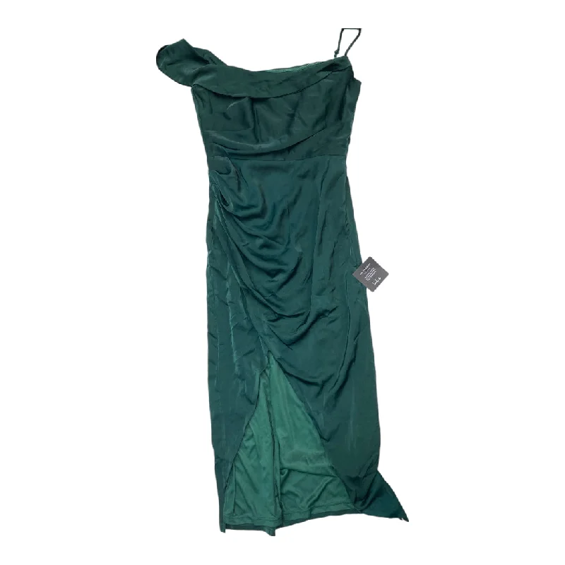 Amazing Deals sophisticated dressDress Party Long By Lulus In Green, Size: L