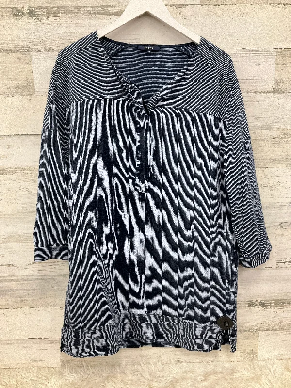Price Drop long sleeve dressDress Casual Short By Madewell In Blue Denim, Size: Xl