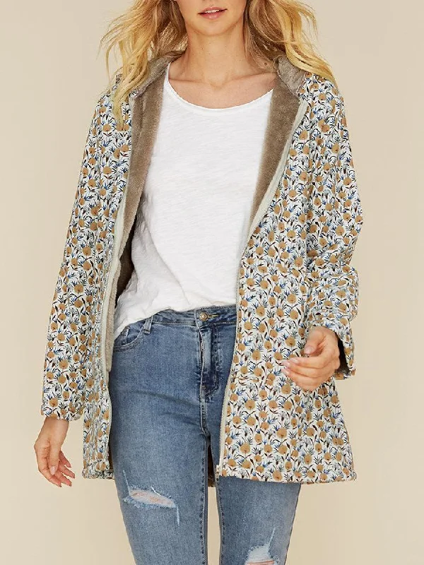 Overstock fashionable quilted coatFashion Polka Dot Coat