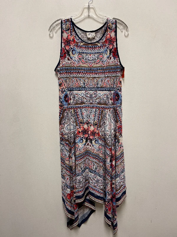Limited Edition backless dressDress Casual Midi By Eci In Multi-colored, Size: Xl