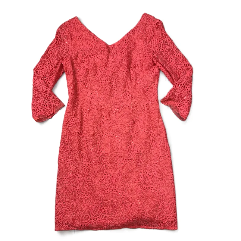 Act Now modern dressPink Dress Designer By Lilly Pulitzer, Size: 6