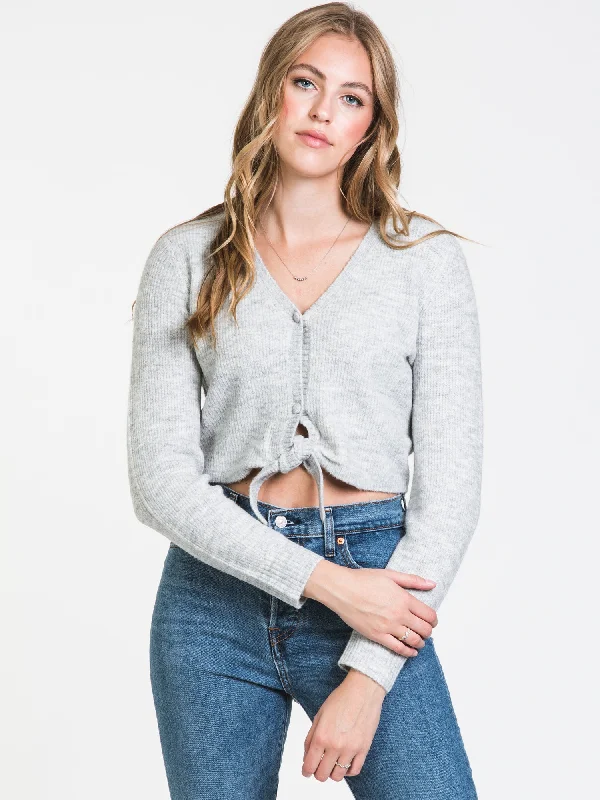 Unmissable Offer HARLOW ADDISON TIE UP CARDI - CLEARANCE