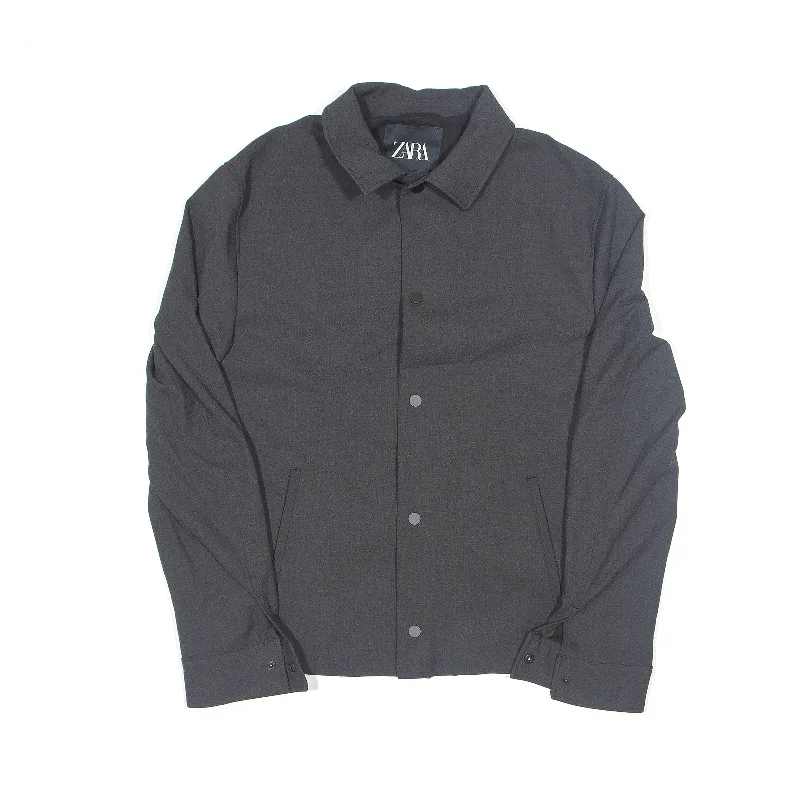 Deal of the Week chic outerwearZARA Jacket Grey Womens L