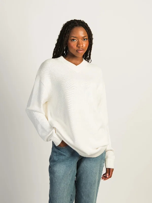 Final Clearance HARLOW SERENA SWEATER - OFF WHITE