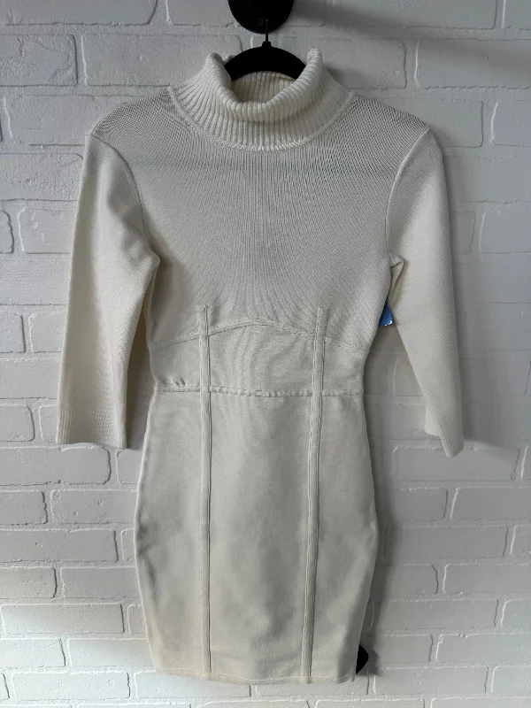 Year-End Sale midi dressDress Party Midi By Bebe In Cream, Size: Xs