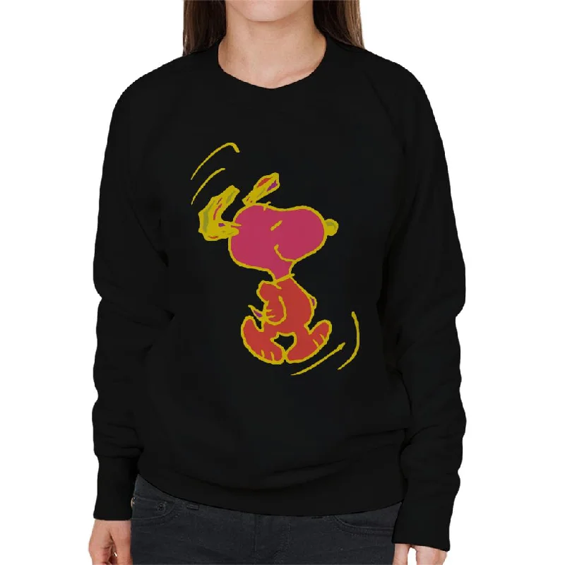 Get It Before It’s Gone comfy workout wear hoodiePeanuts Snoopy Colourful Sketch Women's Sweatshirt