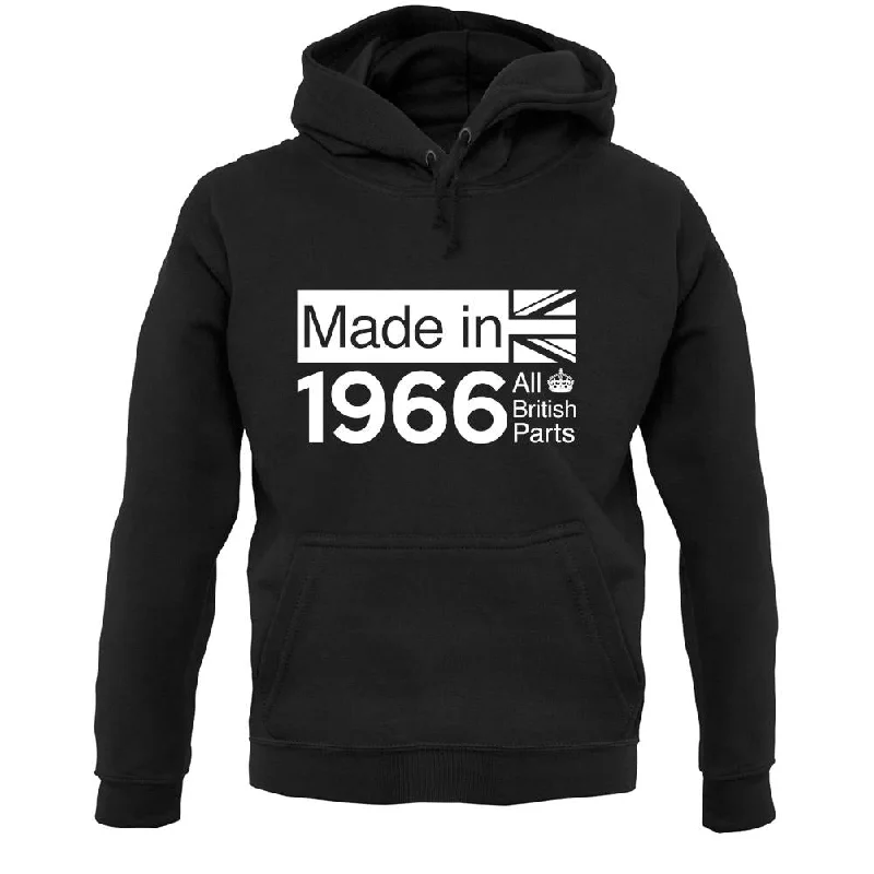 Now or Never comfortable hooded sweatshirtMade In 1966 All British Parts Crown Unisex Hoodie
