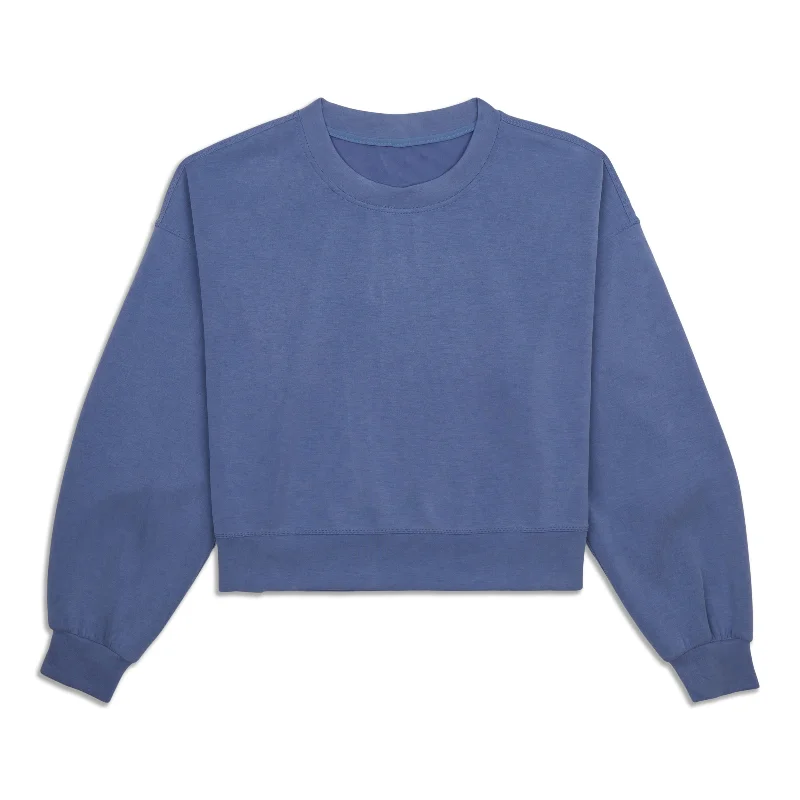 Price Drop Perfectly Oversized Cropped Crew