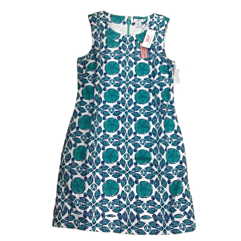 Exclusive Online Offer ruffle dressTeal Dress Designer Vineyard Vines, Size S