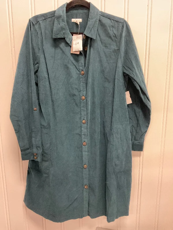 bohemian dressDress Casual Midi By J. Jill In Teal, Size: M