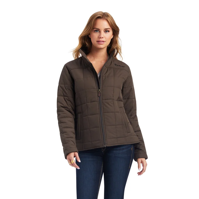 chic wool coatAriat Women's Crius Insulated Jacket Banyan Bark, Brown