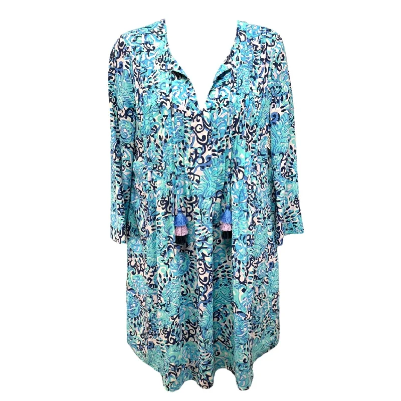 Sale Event trendy wrap dressMarilina Tunic Dress in Light Aqua Spritz Designer Lilly Pulitzer, Size XS Sale Event trendy wrap dressMarilina Tunic Dress in Light Aqua Spritz Designer Lilly Pulitzer, Size XS