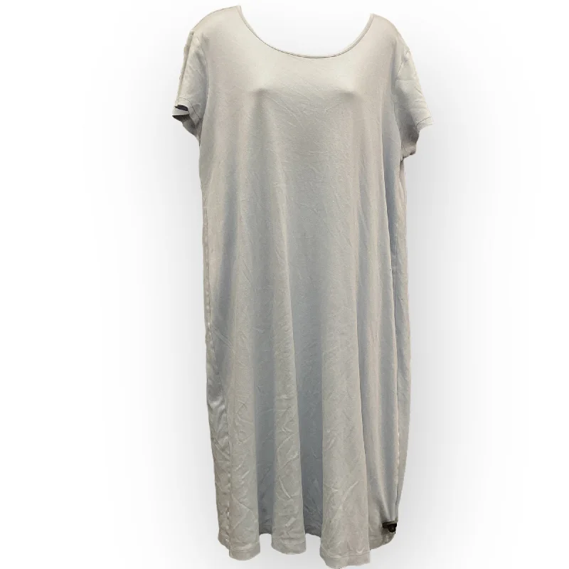 Limited Time trendy bodycon dressDress Casual Midi By Lands End In Blue, Size: L