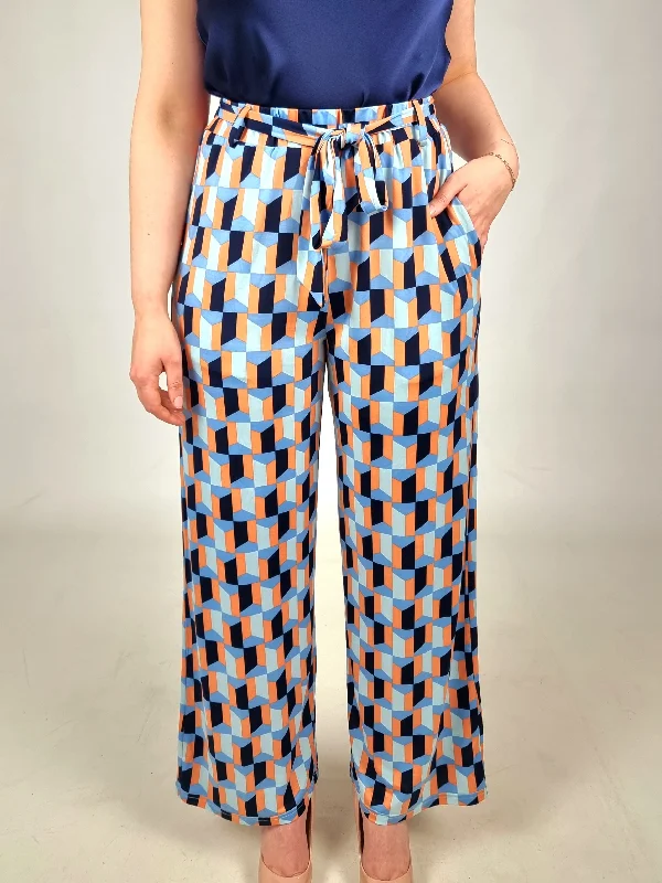 shift dressMd'M Multi Coloured Blue Trouser