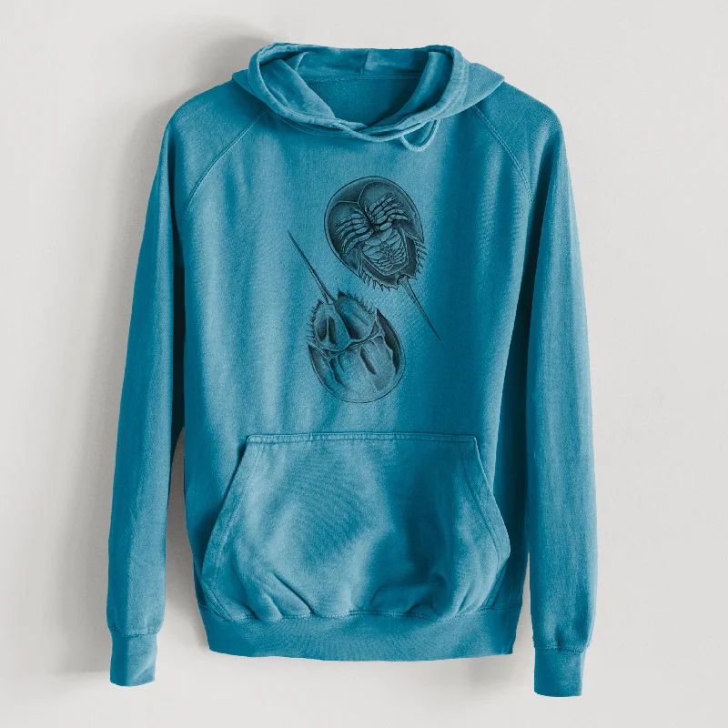 Exclusive Online Offer warm athletic hoodieAtlantic Horseshoe Crab - Limulus polyphemus  - Mid-Weight Unisex Vintage 100% Cotton Hoodie