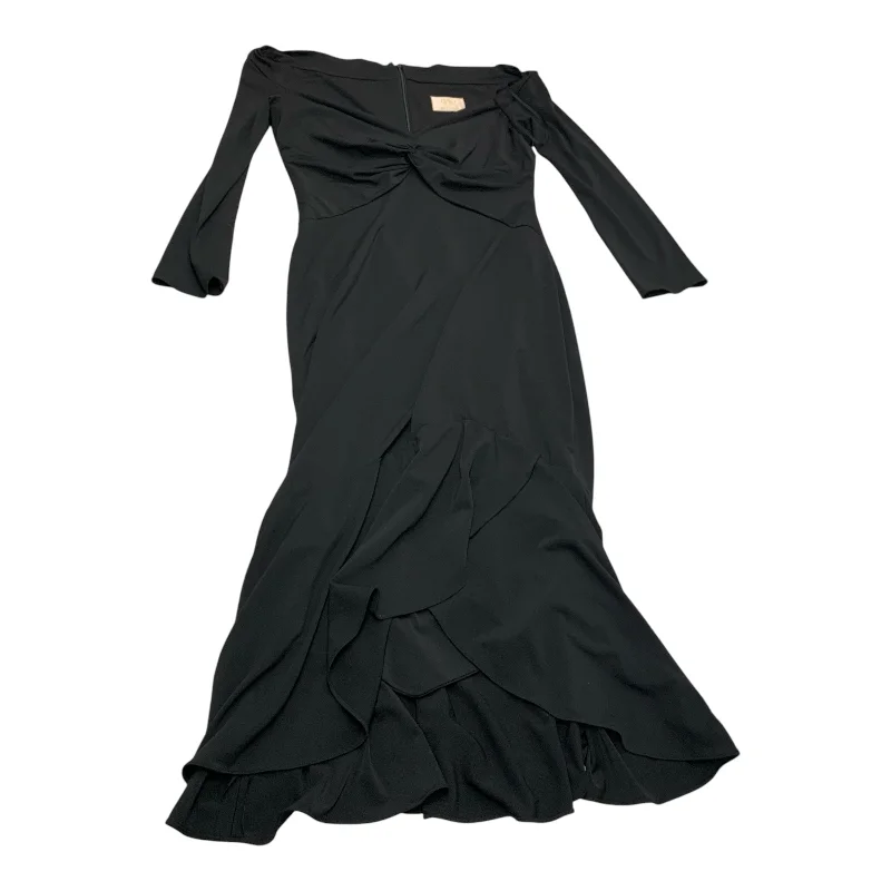 casual evening dressDress Designer By Vera Wang In Black, Size: S