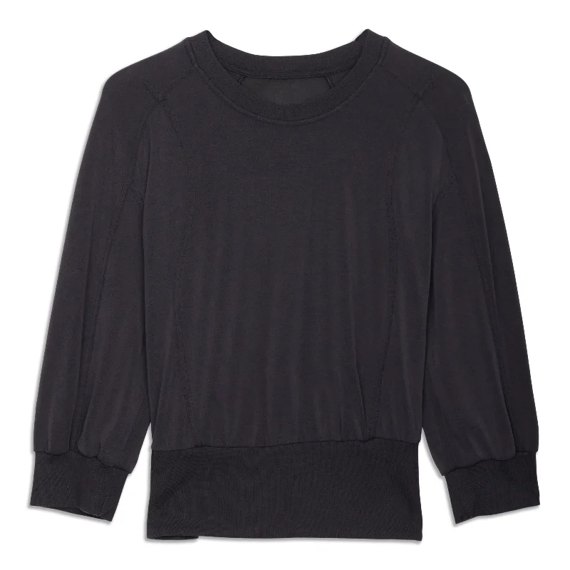 Shop and Save Softstreme Ribbed-Hem Pullover - Resale