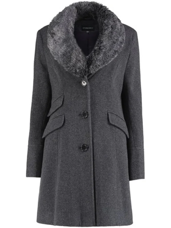 Sale Event versatile coatSolid Color Warm Woolen Coat