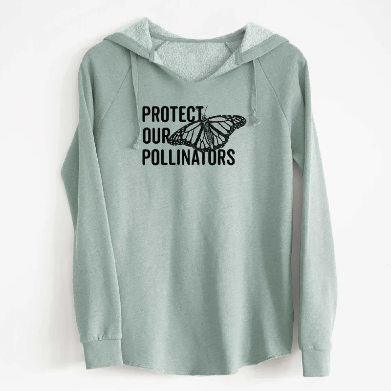 comfy workout wear hoodieProtect our Pollinators - Cali Wave Hooded Sweatshirt