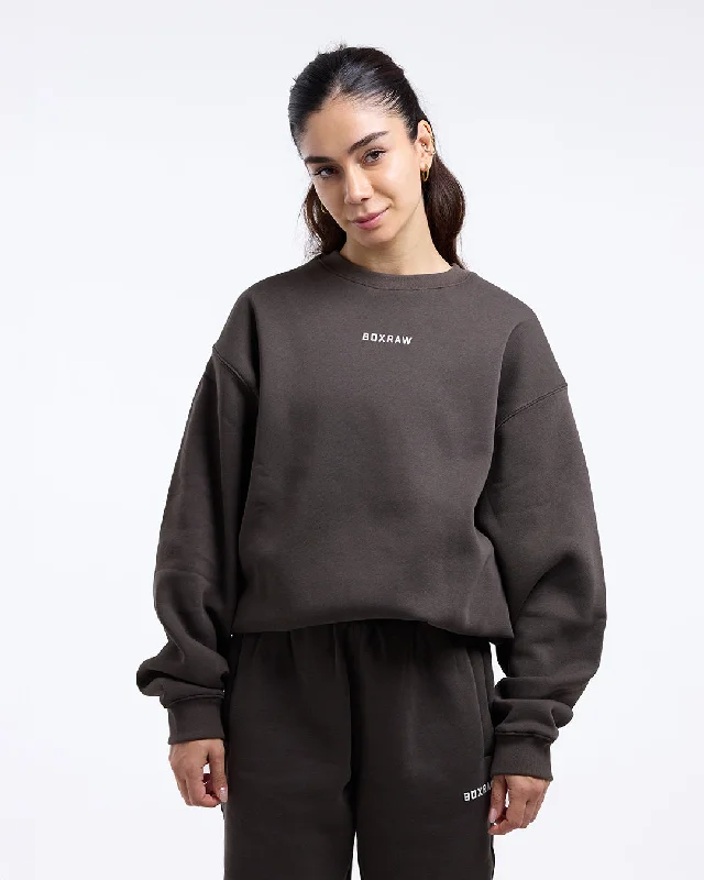Shop and Save Johnson Oversized Sweatshirt - Mocha