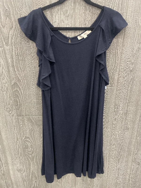 Closeout oversized dressDress Casual Midi By Loft In Blue, Size: Xl