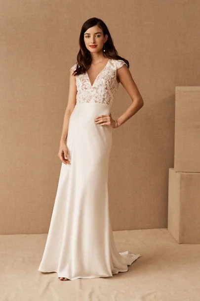 ruched dressBHLDN Jenny Yoo Ambrose Gown